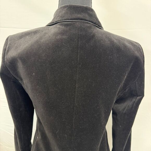 Ann Taylor Elegant “The Hutton” black Velvet Blazer with pockets- NWOT size 2 - Picture 9 of 15